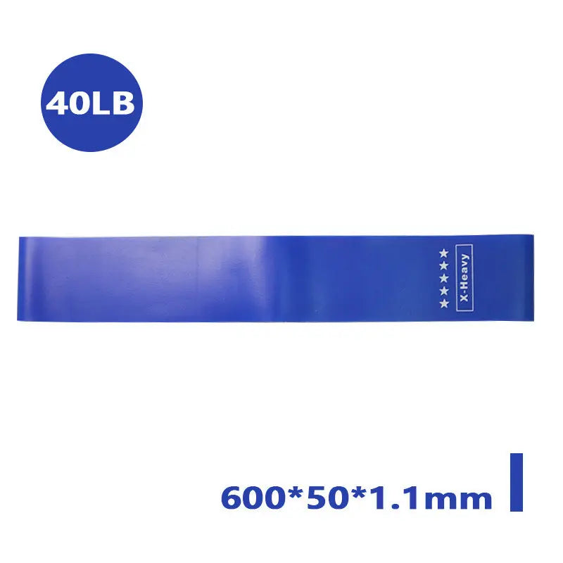 TPE Gradient Blue Yoga Squat Hip Resistance Band Mein Shop
