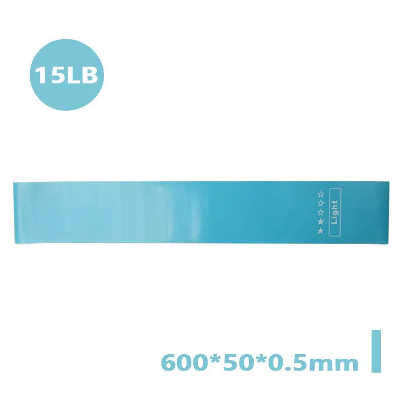 TPE Gradient Blue Yoga Squat Hip Resistance Band Mein Shop