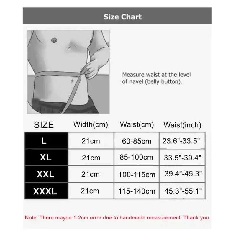 Lumbar Support Belt Lower Back Brace SNAP AND STRAP