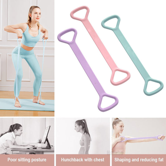 Yoga Fitness Resistance Band, Arm Back Training Elastic Ropes - Pure Barre Workout Chest Arm And Shoulder Stretch Bands Exercise Equipment For Physical Therapy,Yoga,Pilates,Stretching Mein Shop