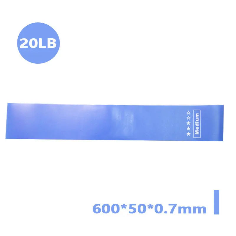 TPE Gradient Blue Yoga Squat Hip Resistance Band Mein Shop