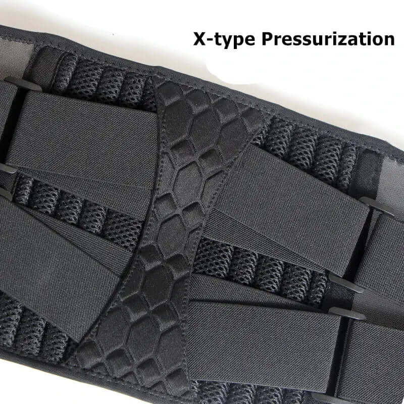 Lumbar Support Belt Lower Back Brace SNAP AND STRAP