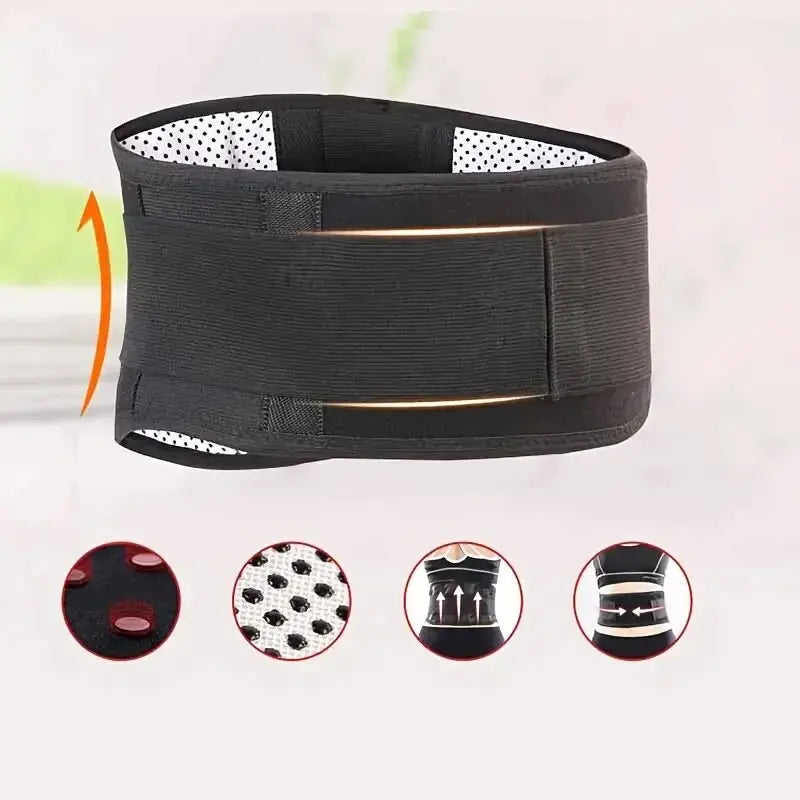 Self Heating Magnetic Back Waist Support Belt