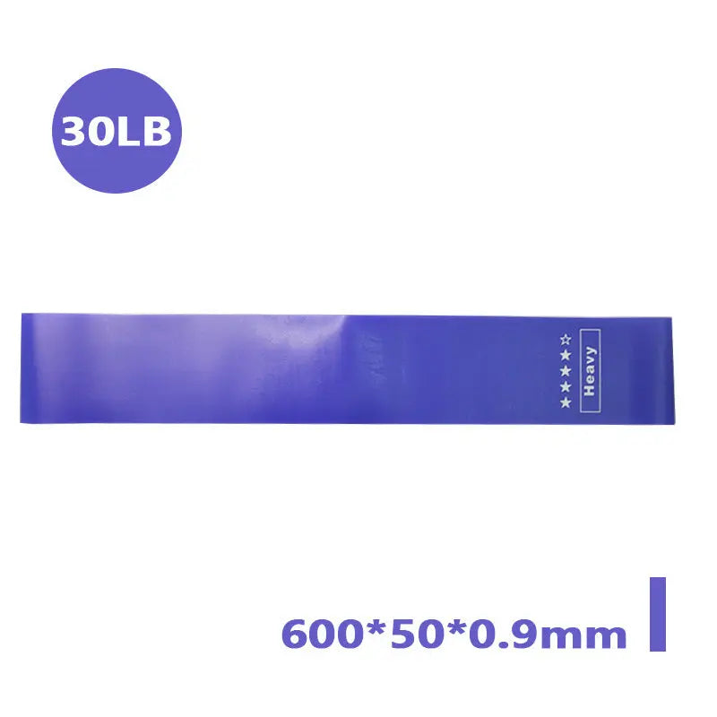 TPE Gradient Blue Yoga Squat Hip Resistance Band Mein Shop