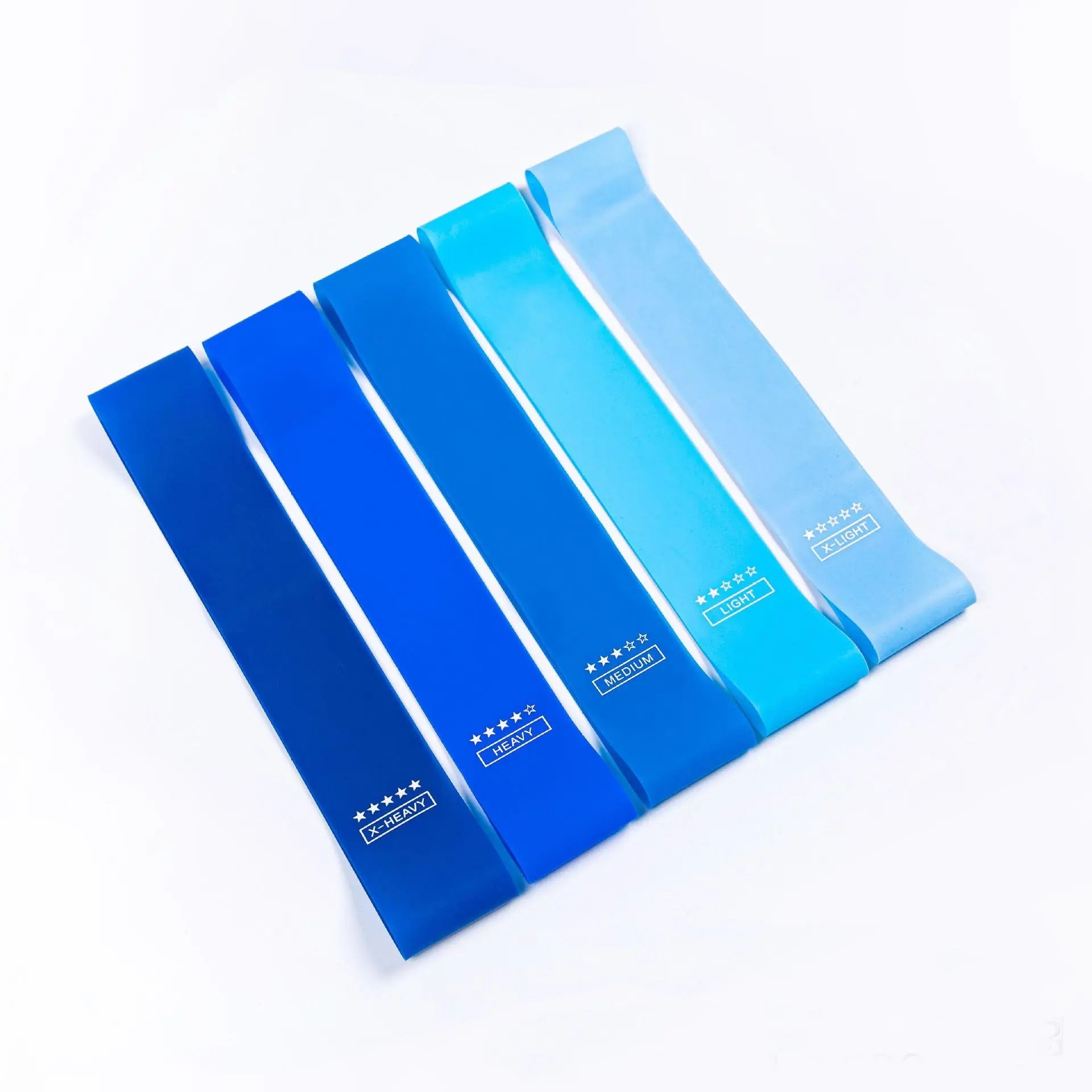 TPE Gradient Blue Yoga Squat Hip Resistance Band Mein Shop